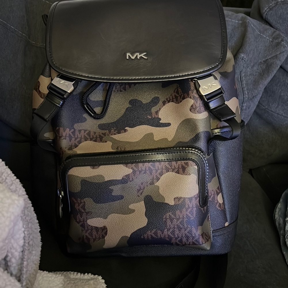 Michael kors camouflage backpack